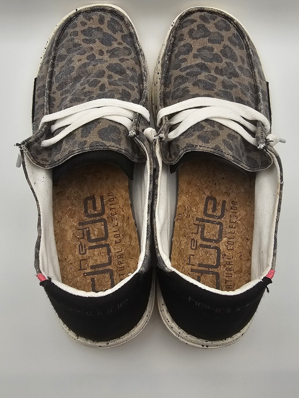 Hey Dude Women's Leopard Print Sneakers in Brown and Black - Picture 6 of 9